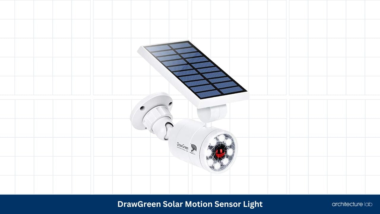 Drawgreen solar motion sensor light
