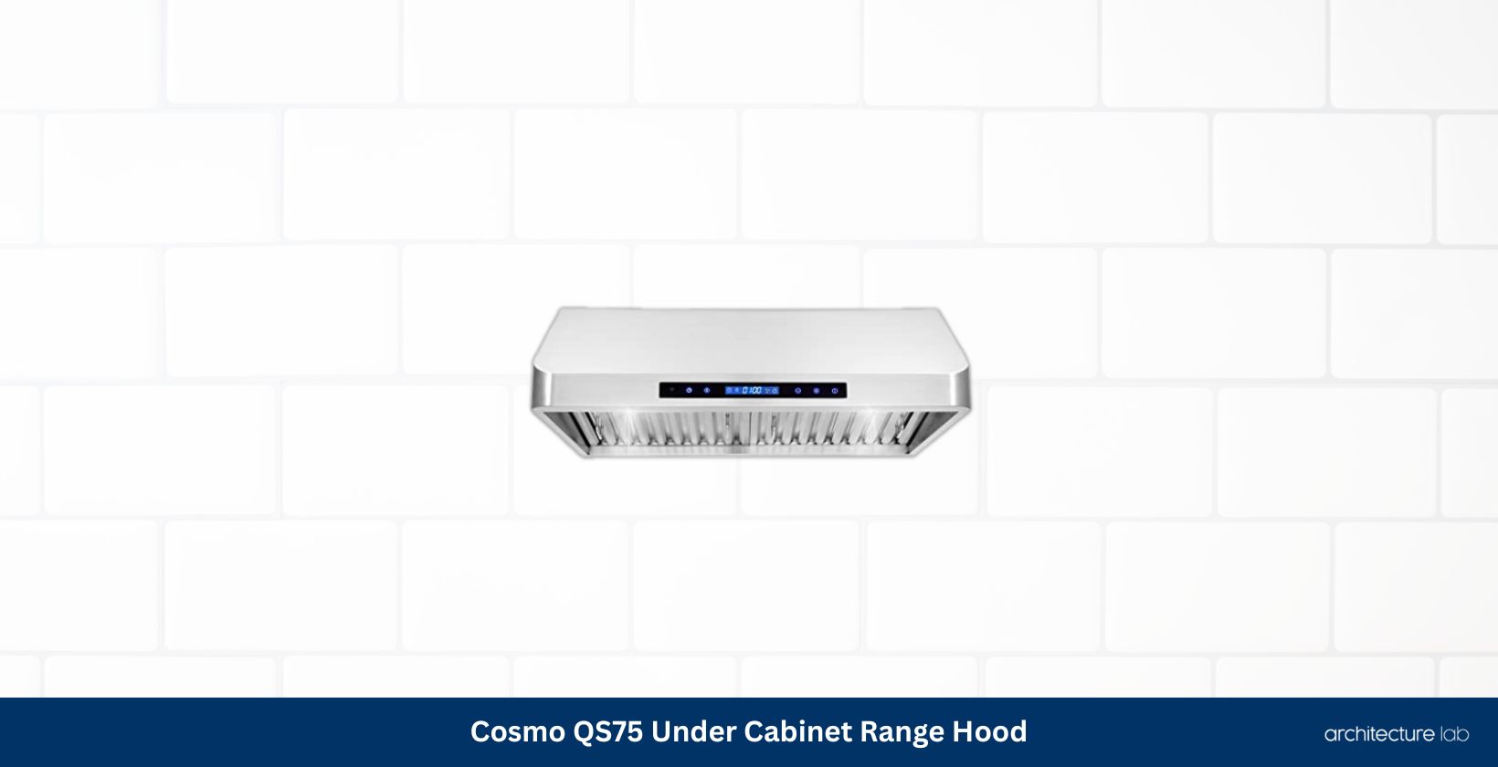 Cosmo qs75 30 in under cabinet range hood