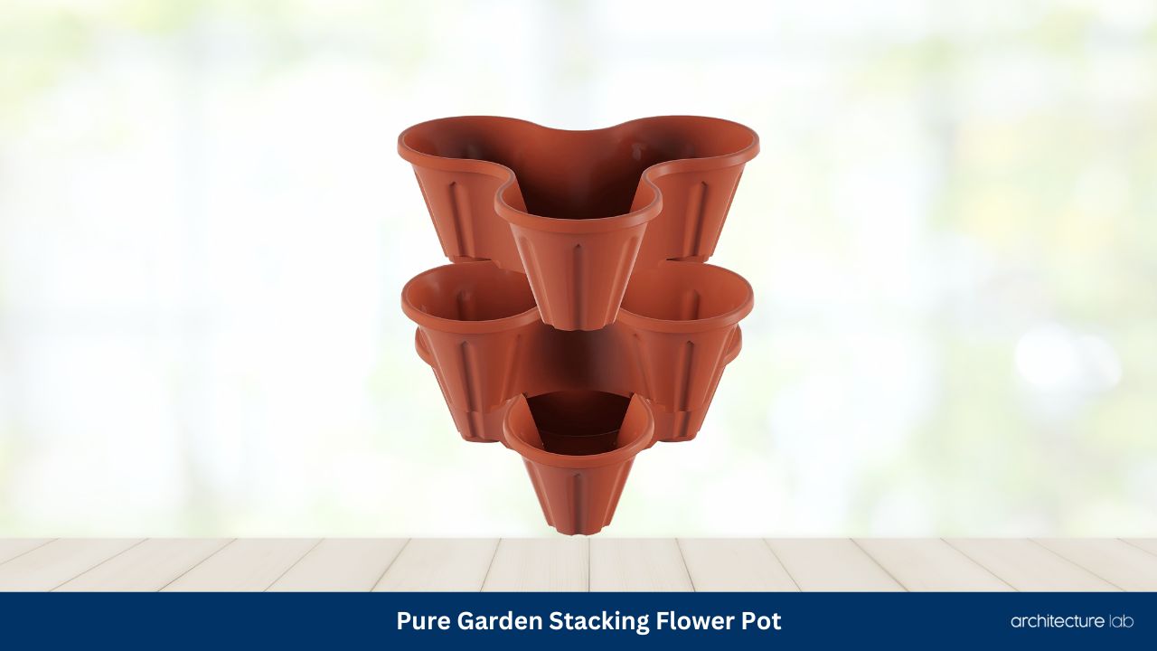 Pure garden stacking flower pot
