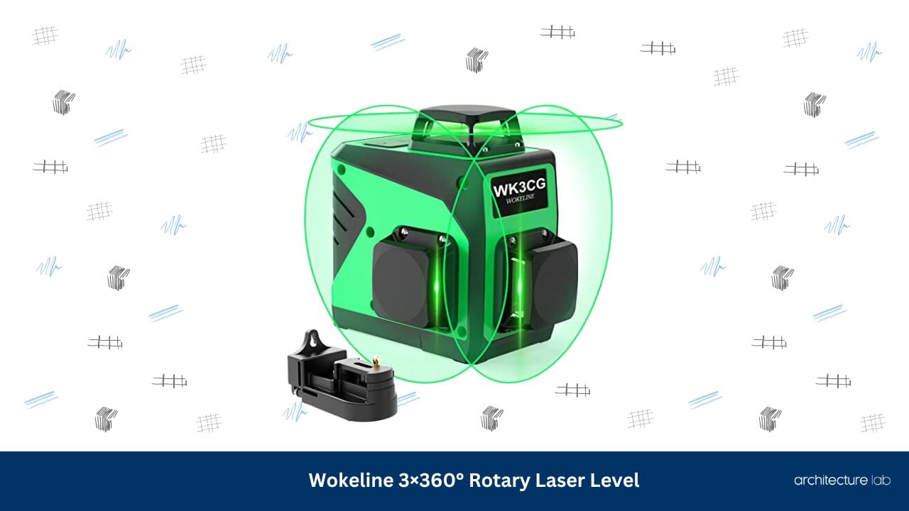 Wokeline 3×360° rotary laser level