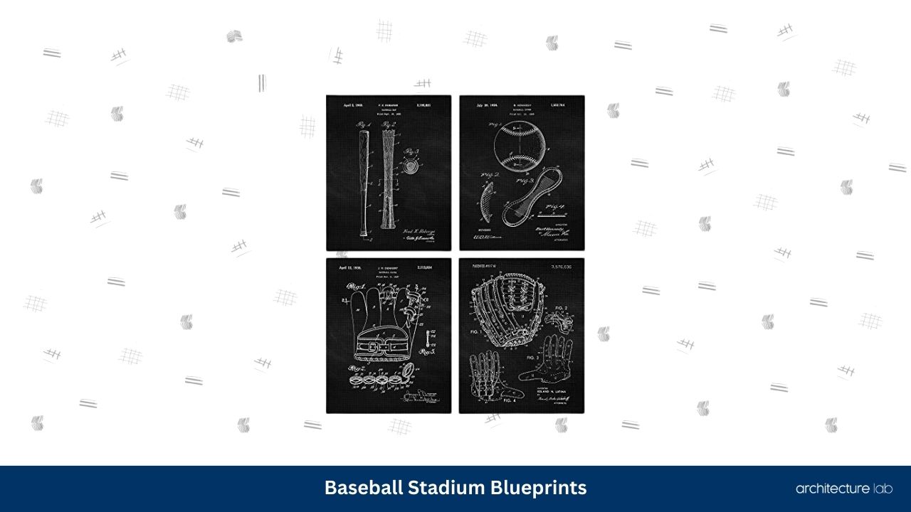 50 Of The Best Gifts For Architects In 2025 60 Baseball stadium blueprints