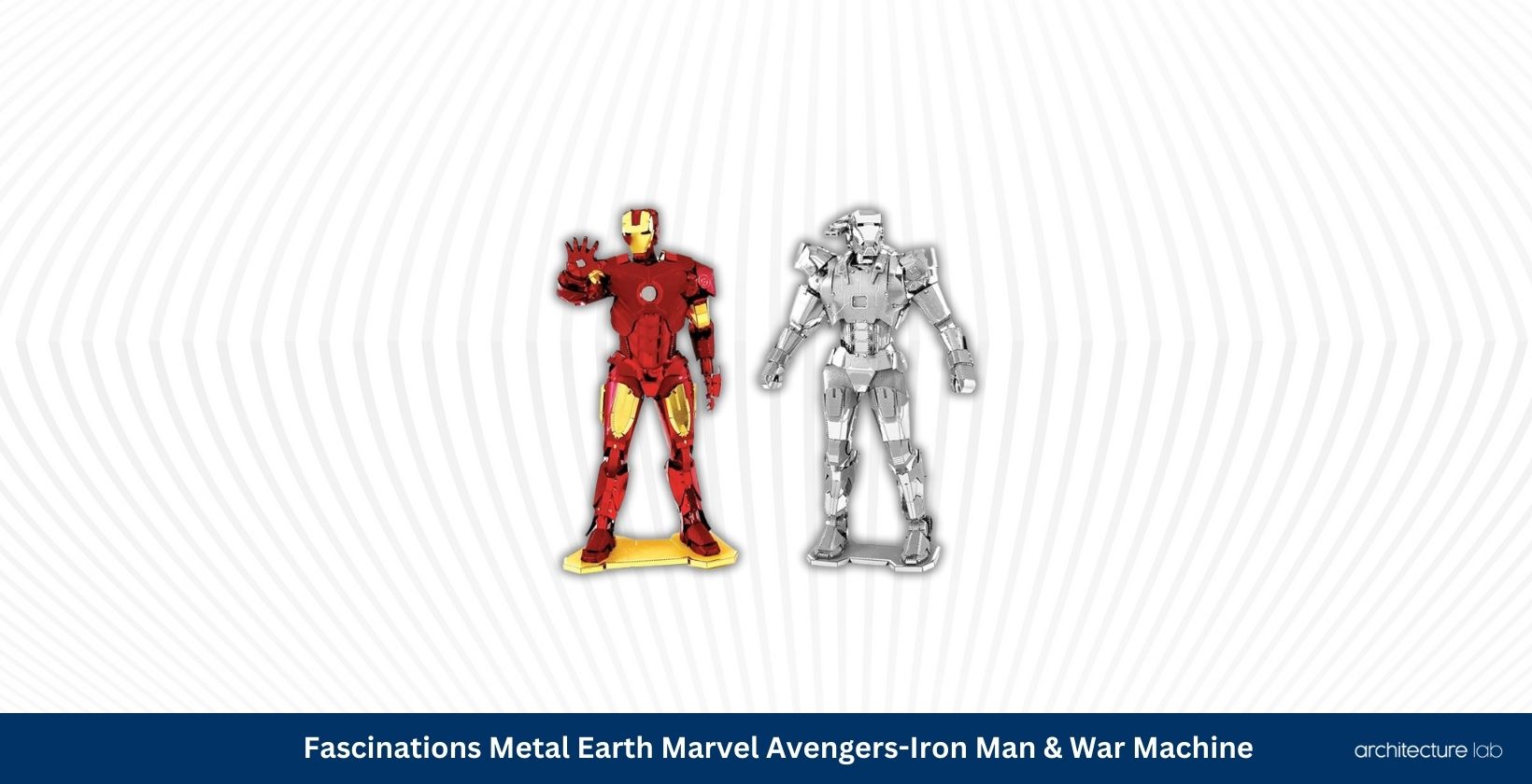 Fascinations metal earth marvel avengers iron man war machine