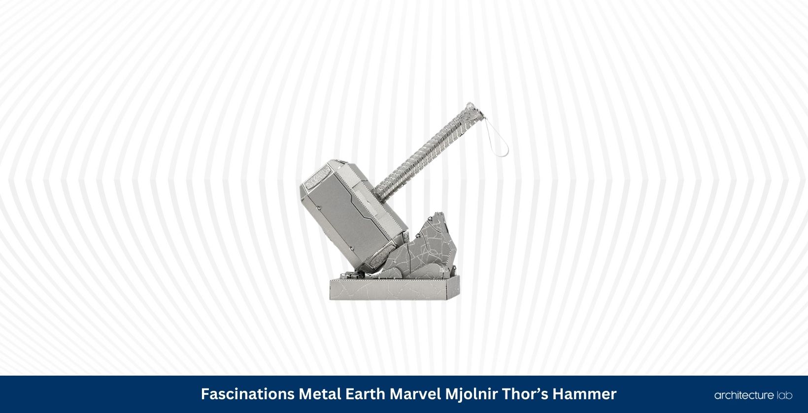 Fascinations metal earth marvel mjolnir thors hammer