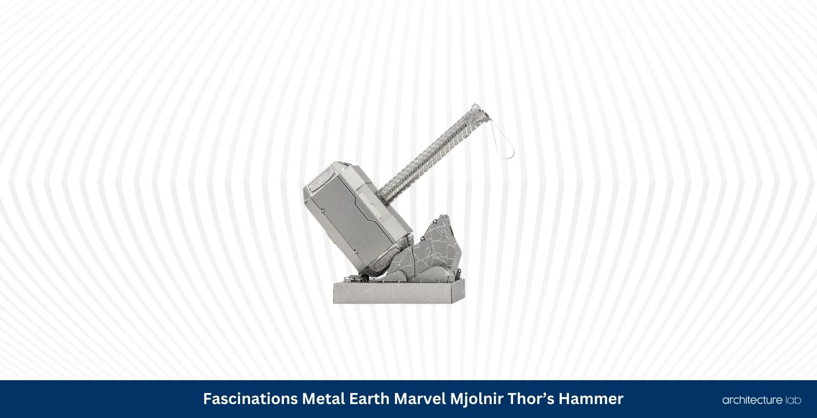 22 Ultimate Gifts For Marvel Fans Who Deserve The Best 40 Fascinations metal earth marvel mjolnir thors hammer