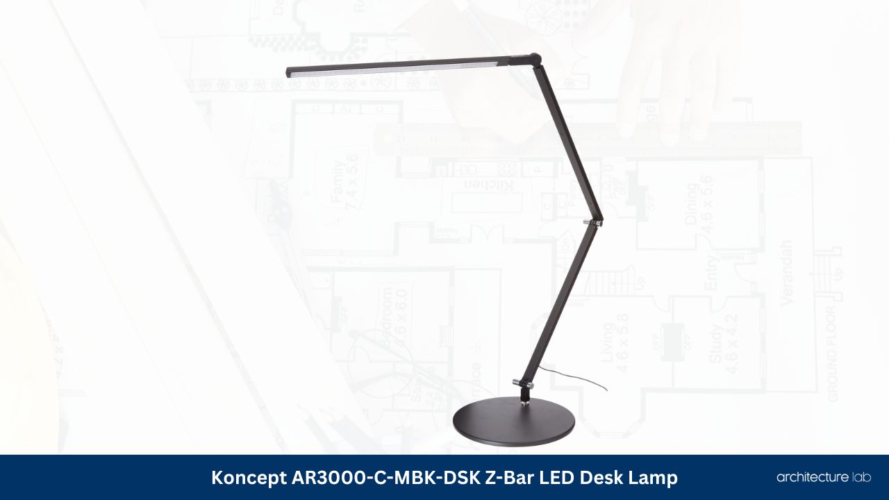 Koncept ar3000 c mbk dsk z bar led desk lamp