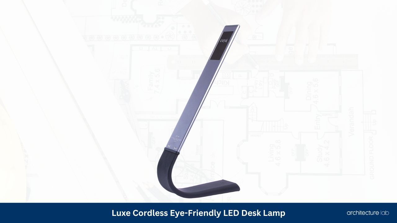 Luxe cordless eye friendly led desk lamp