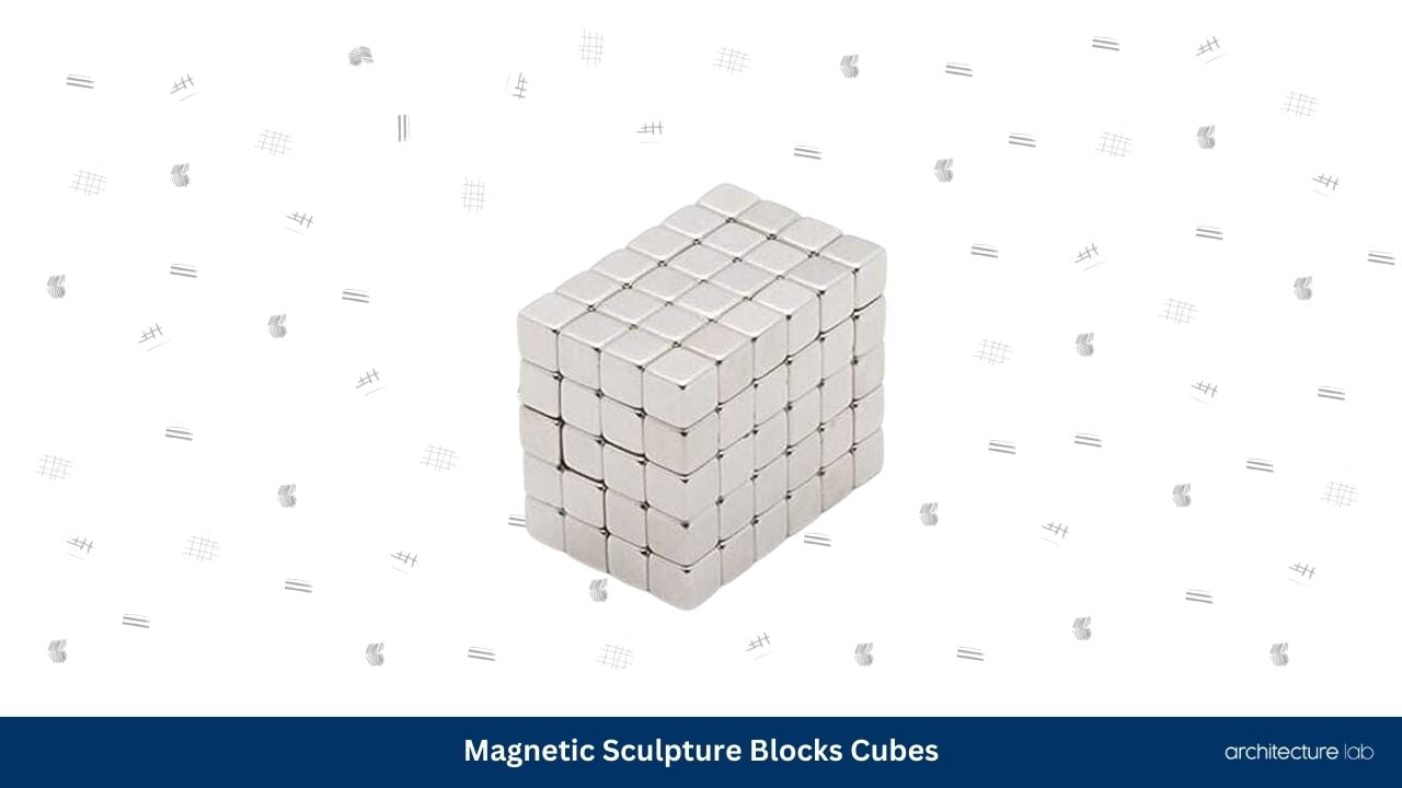 Magnetic sculpture blocks cubes