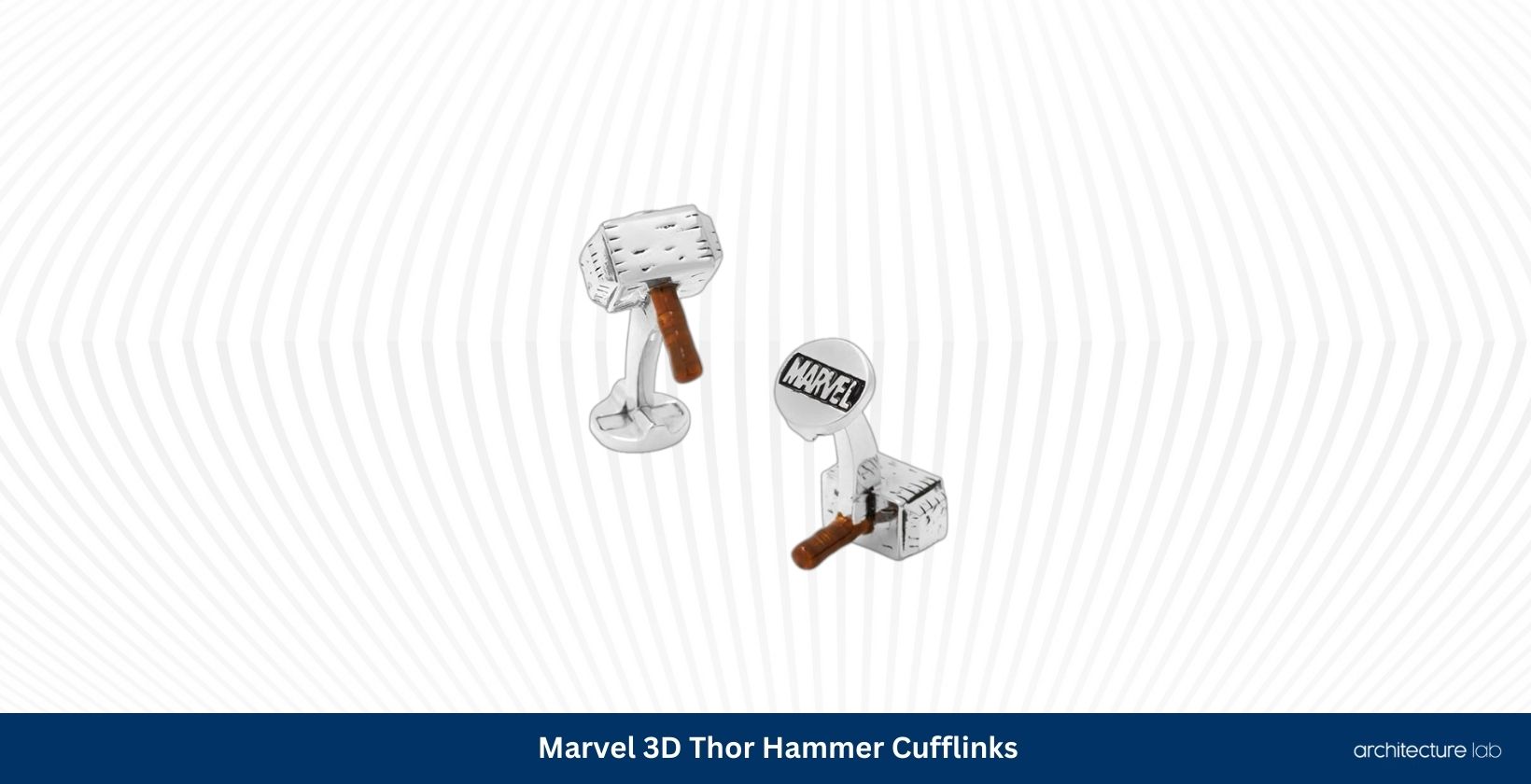 Marvel 3d thor hammer cufflinks
