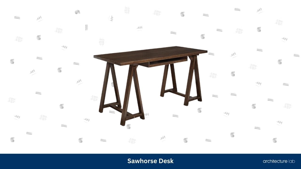 Sawhorse desk