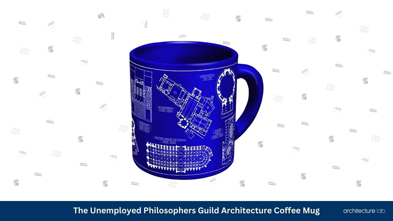 The unemployed philosophers guild architecture coffee mug