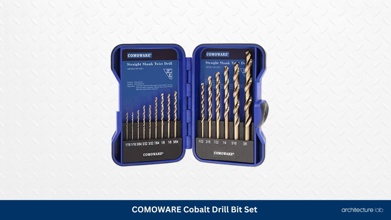 Comoware cobalt drill bit set1
