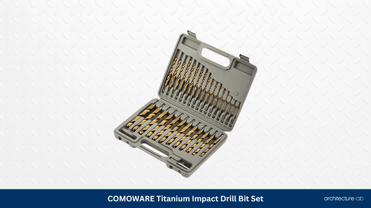 Comoware titanium impact drill bit set1