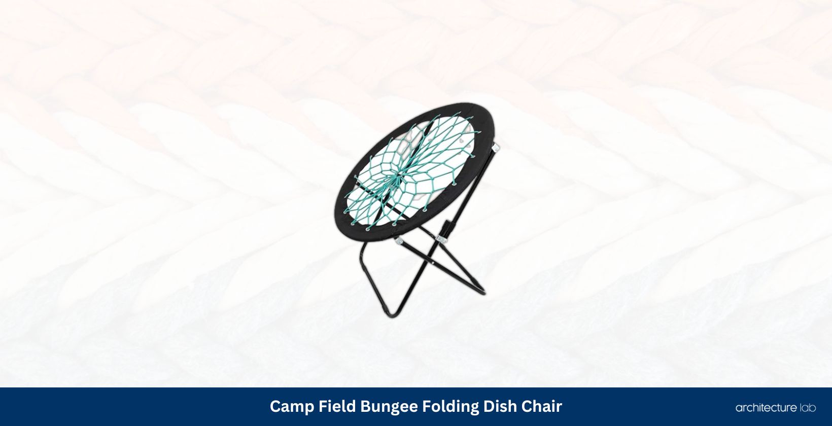Camp field bungee folding dish chair