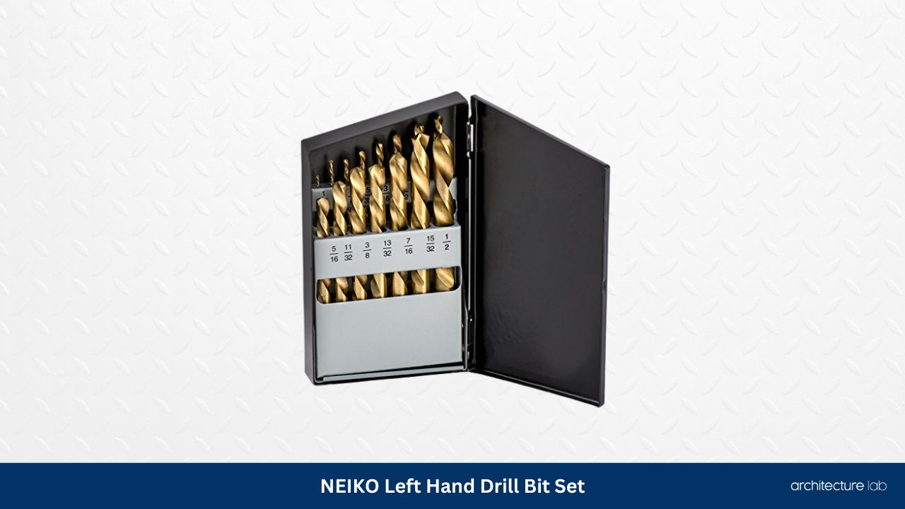 Neiko left hand drill bit set1
