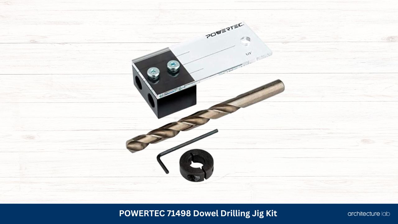 Powertec 71498 dowel drilling jig kit