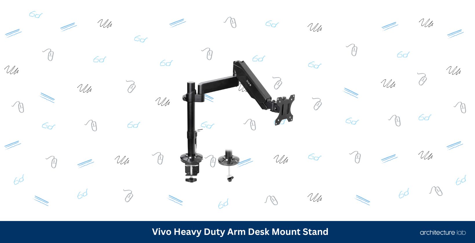 7 Best Monitor Arms For Ultrawide Monitors 10 Vivo heavy duty