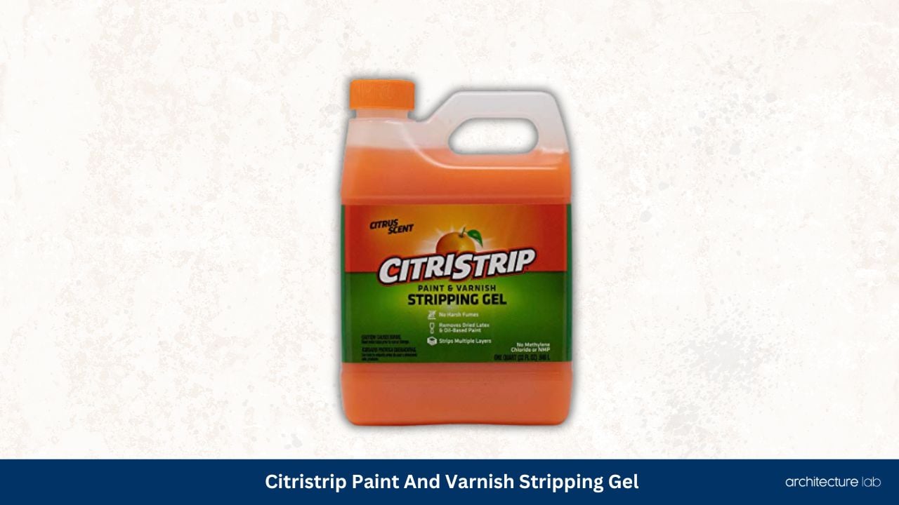 Citristrip paint and varnish stripping gel