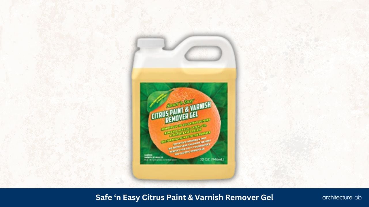 Safe ‘n easy citrus paint varnish remover gel