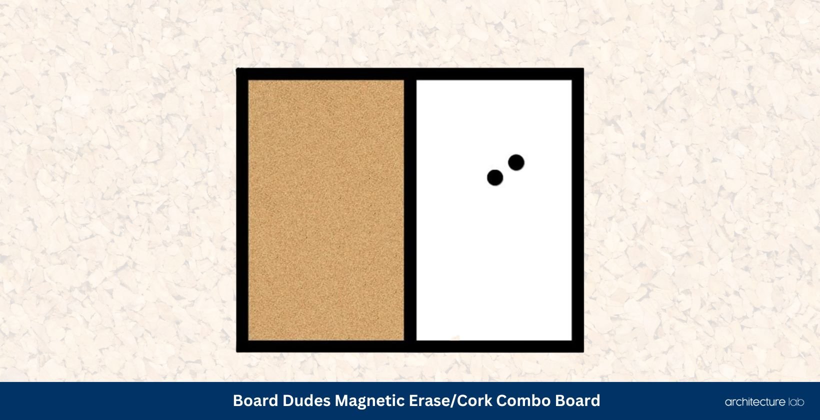 Board dudes magnetic erase cork combo board