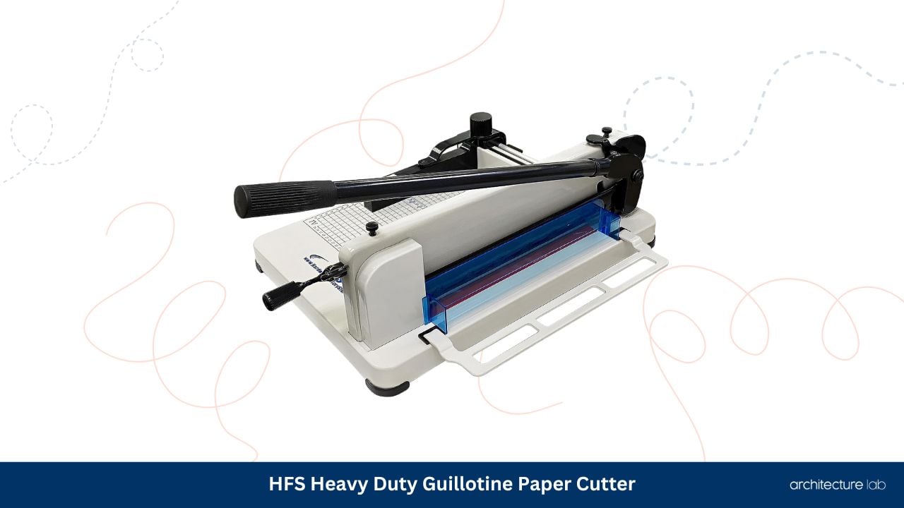 Hfs heavy duty guillotine paper cutter