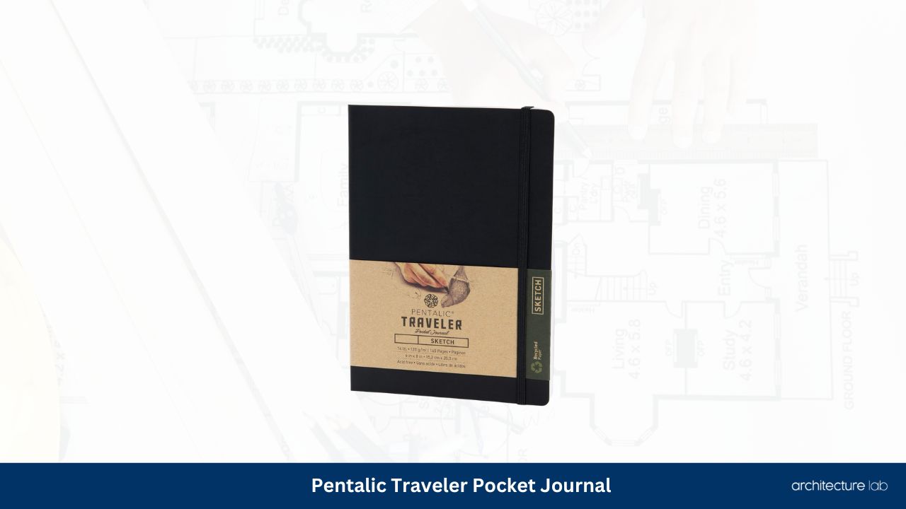 Pentalic traveler pocket journal