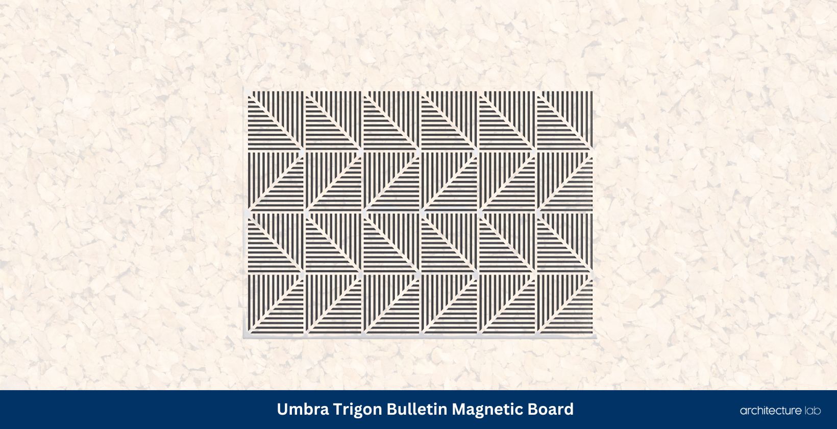 Umbra trigon bulletin magnetic board