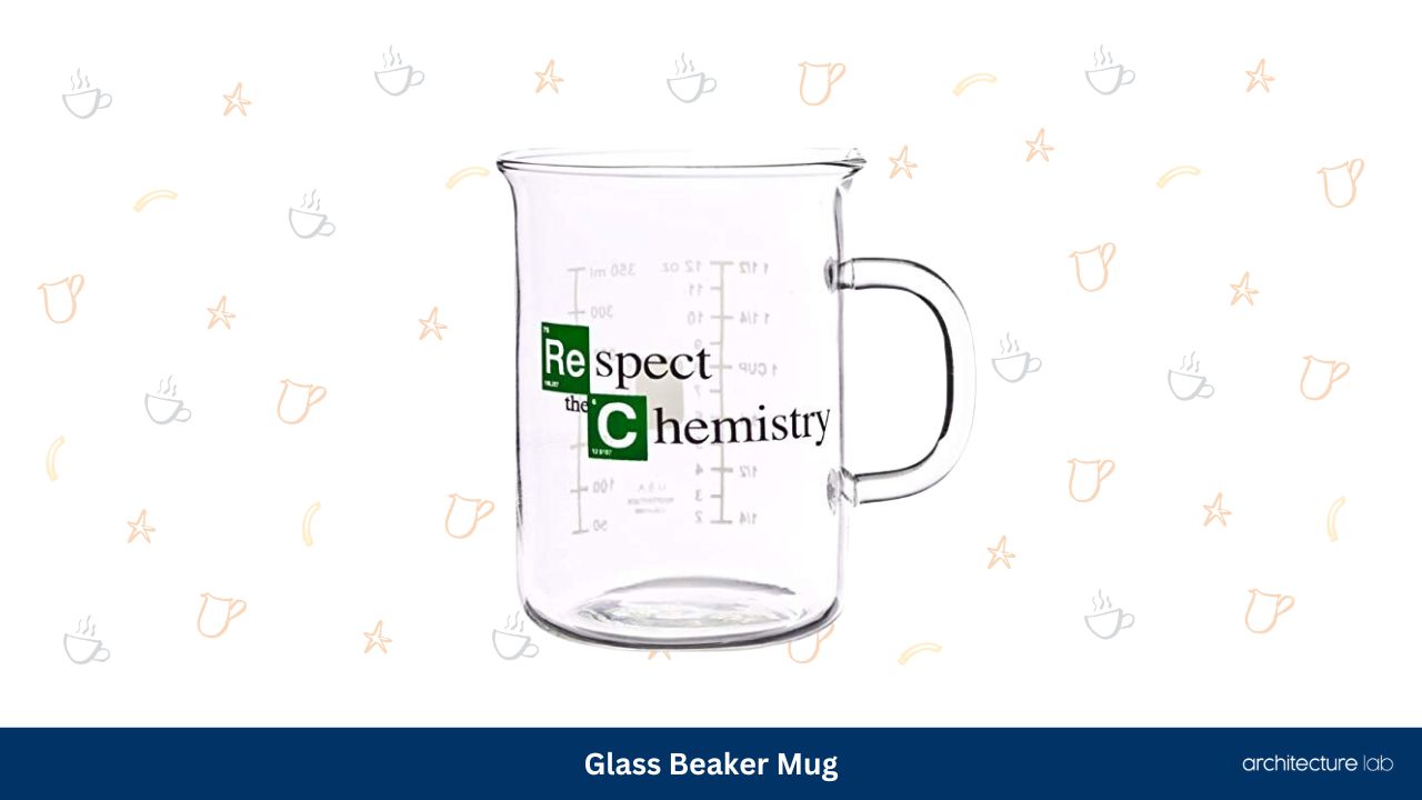Glass beaker mug
