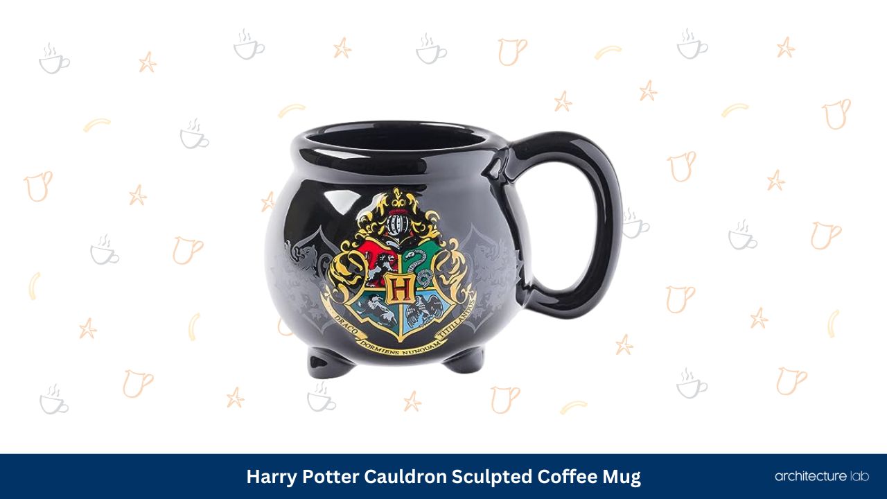 Harry potter cauldron sculpted coffee mug