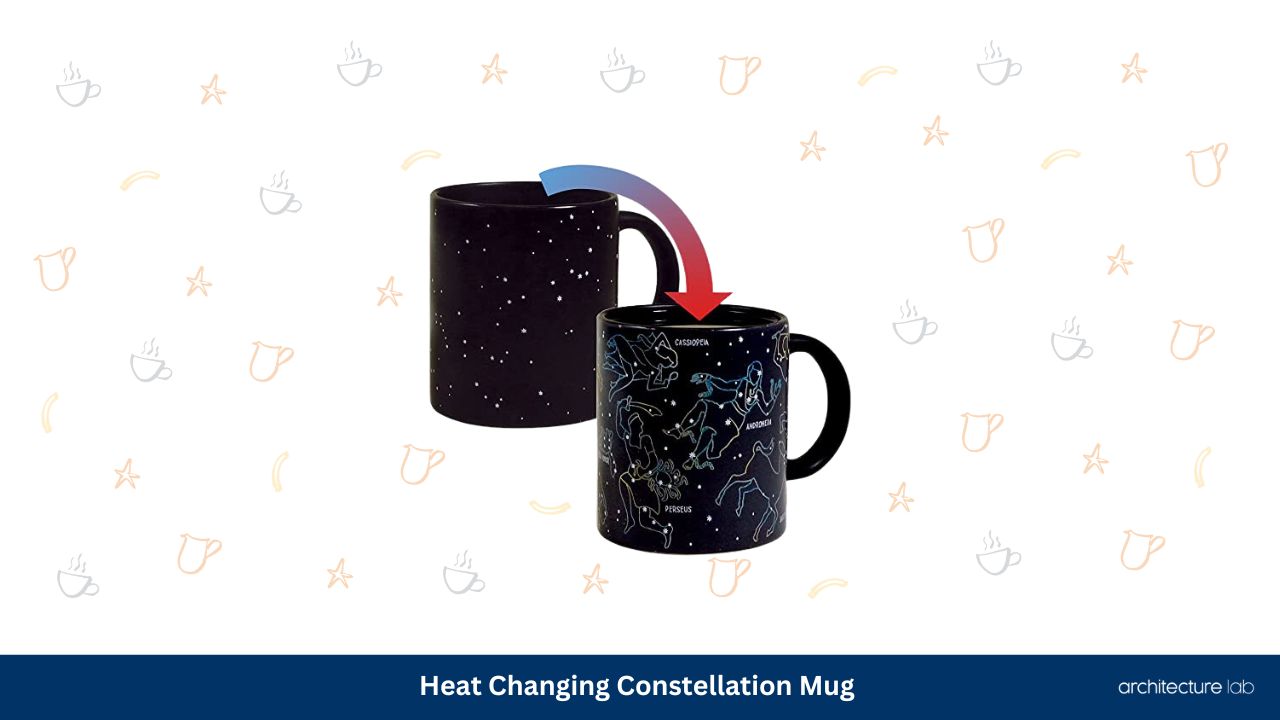 Heat changing constellation mug