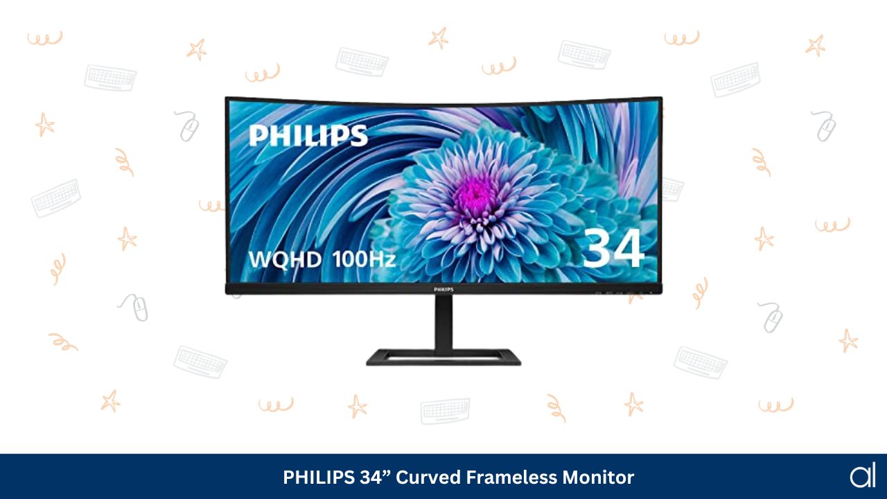 Philips 34 curved frameless monitor1