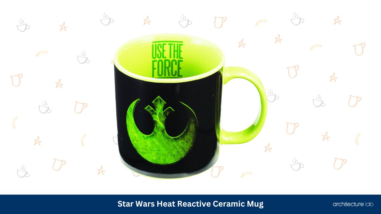 Star wars heat reactive ceramic mug