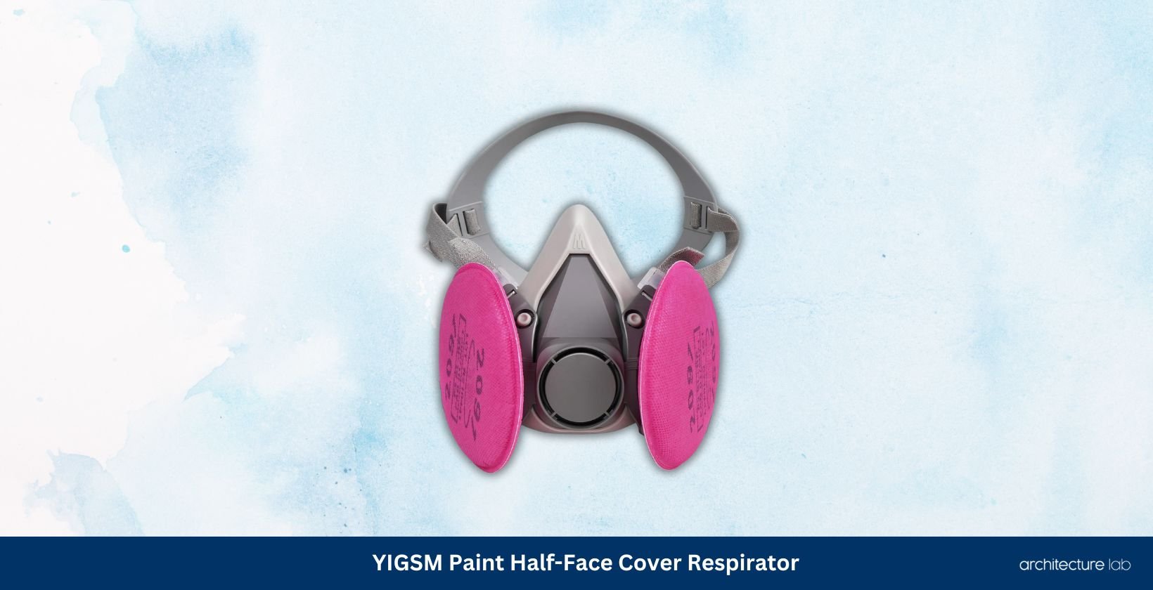 Yigsm paint half face cover respirator
