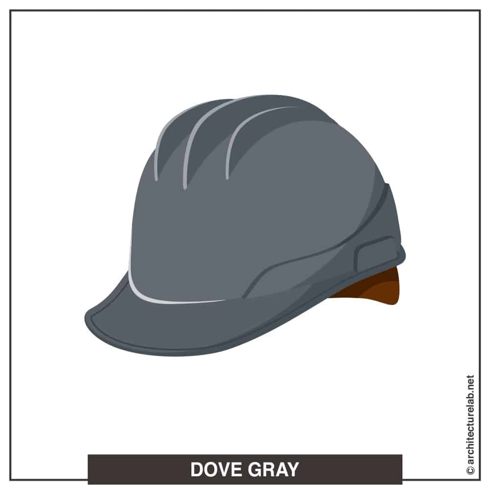 2. Dove gray hard hat