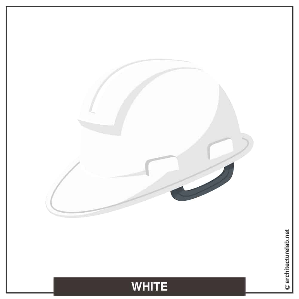 3. White hard hat