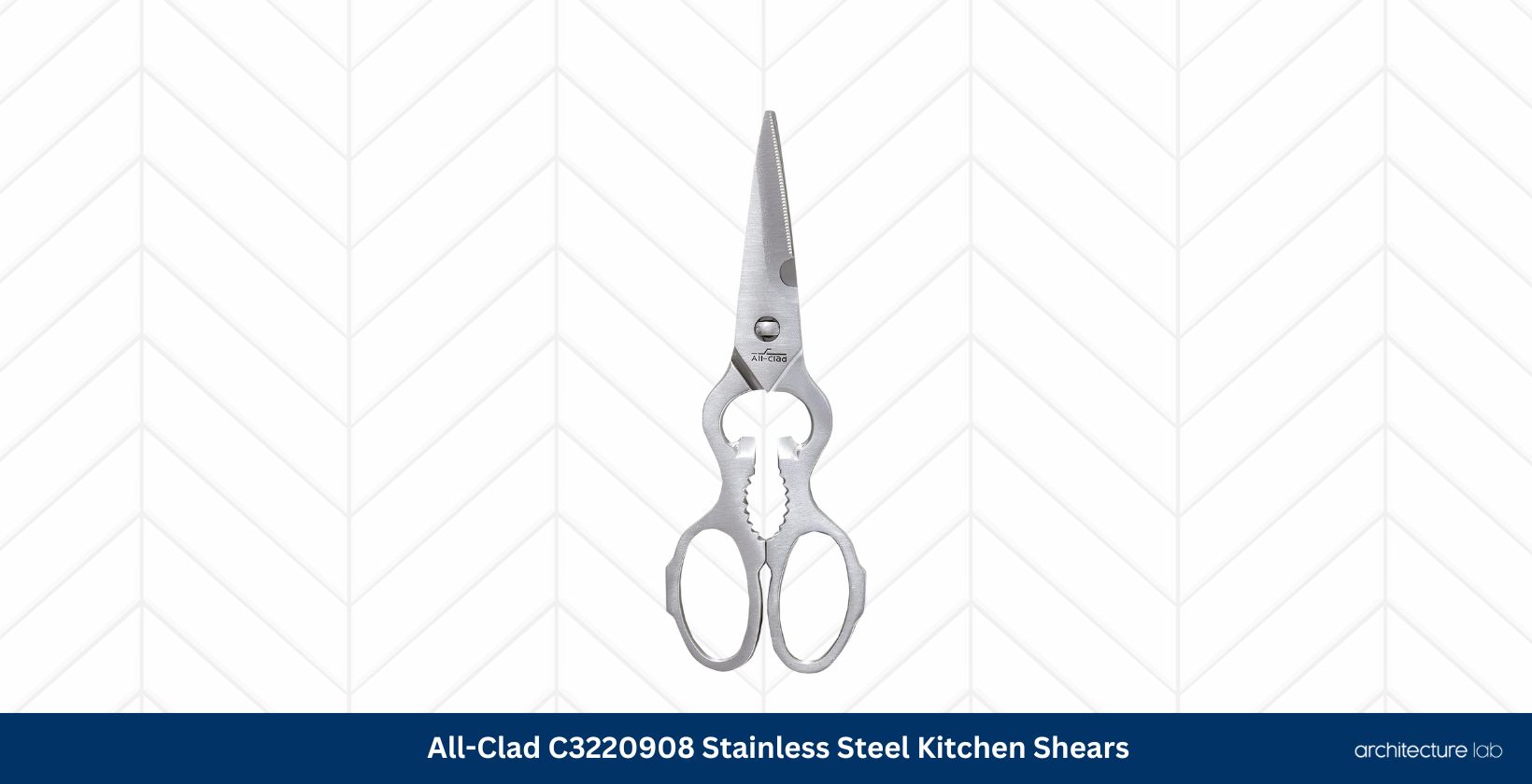 All clad c3220908 stainless steel kitchen shears0