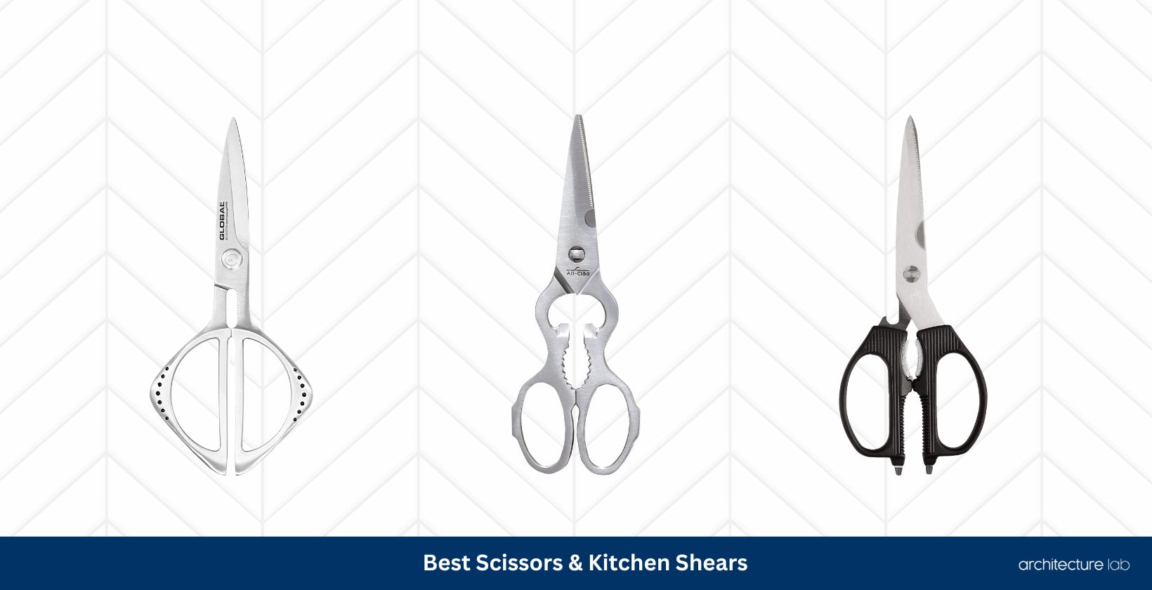 Beille Stainless Steel Kitchen Scissors Food Prep 8.5 Inch Cutlery