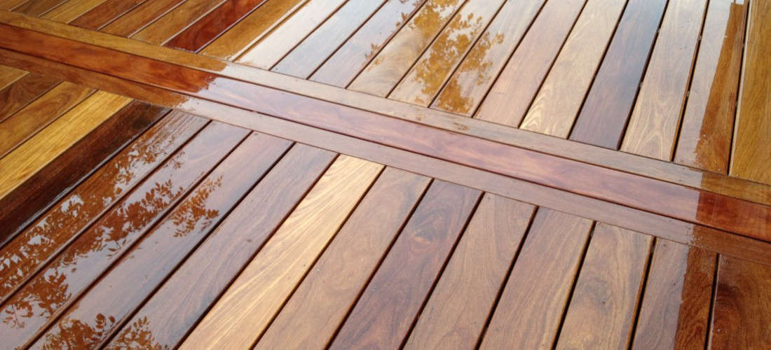 Teak natural wood decking materials