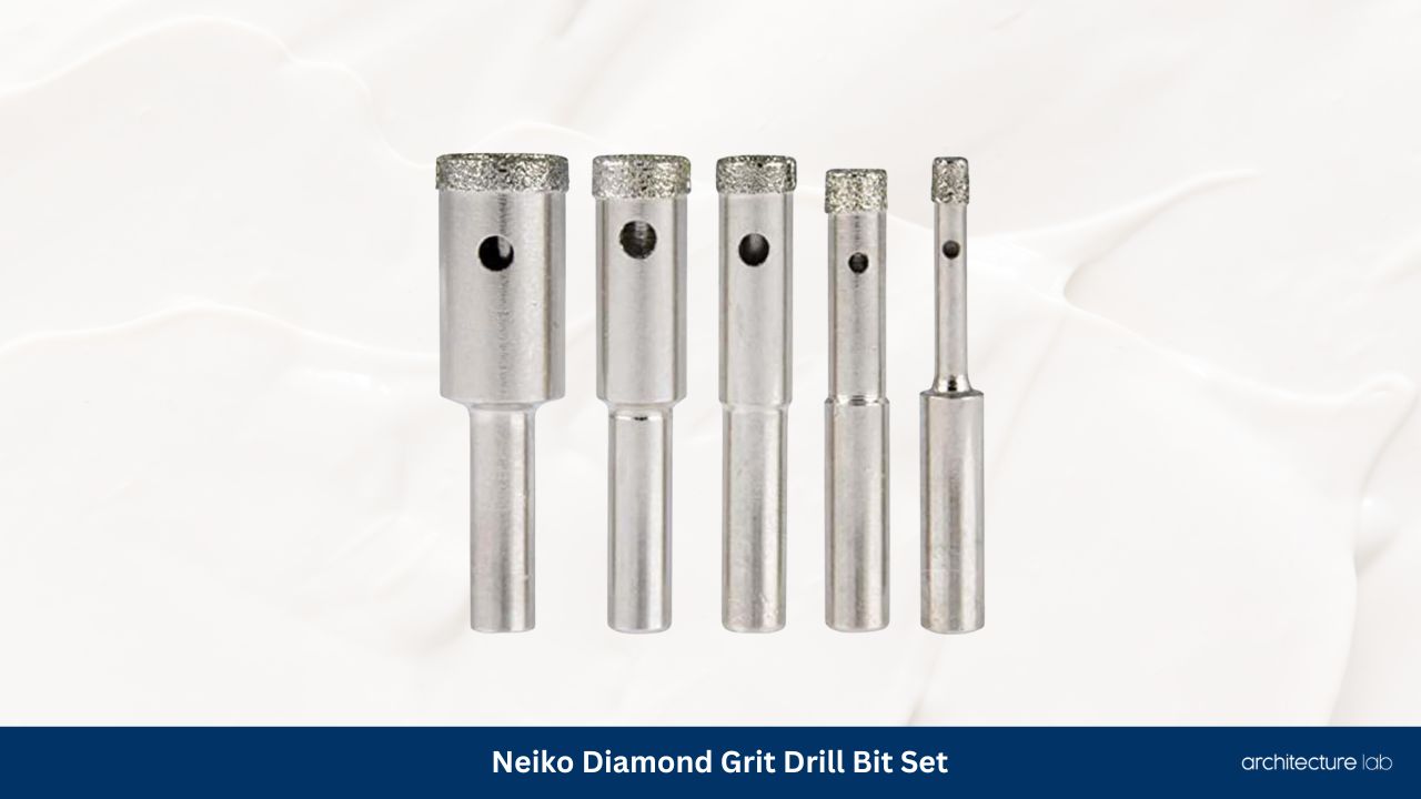 Neiko diamond grit drill bit set