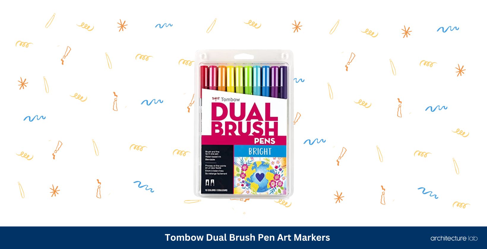 Tombow dual brush pen art markers