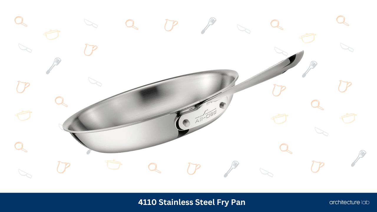 4110 stainless steel fry pan