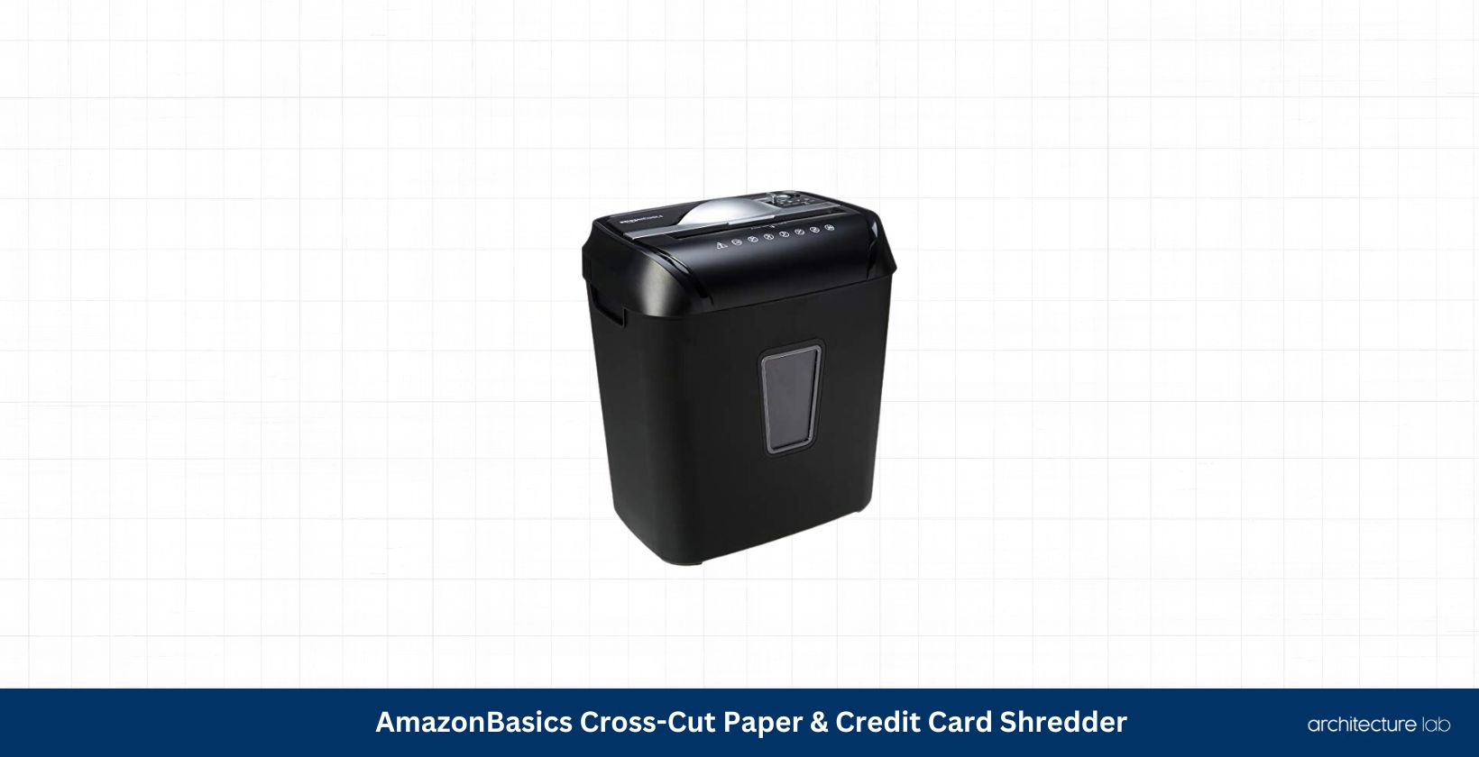 Amazonbasics cross cut paper credit card shredder