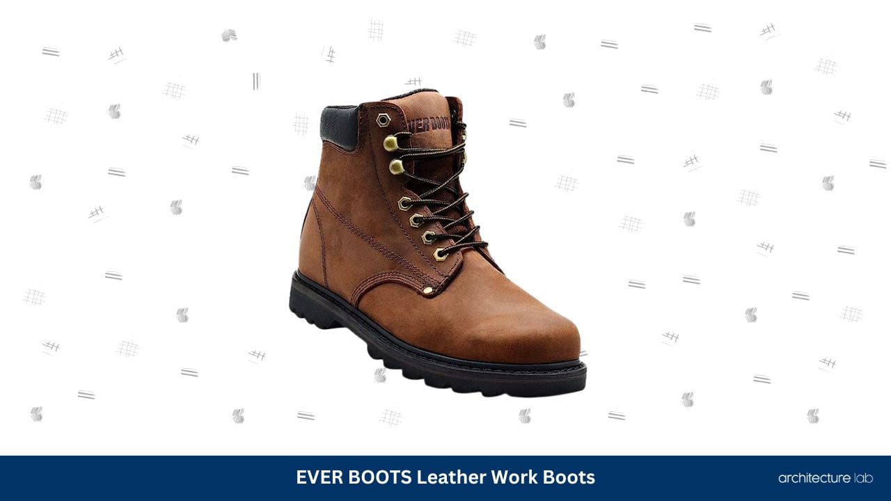 Ever boots leather work boots