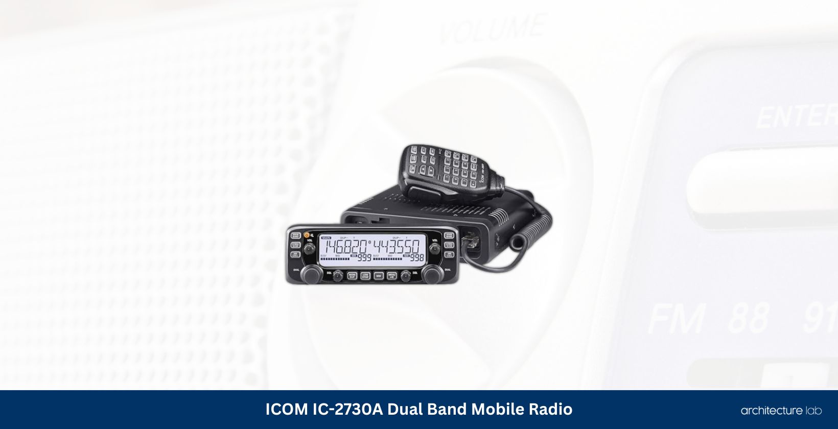 Icom ic 2730a 50w dual band mobile radio
