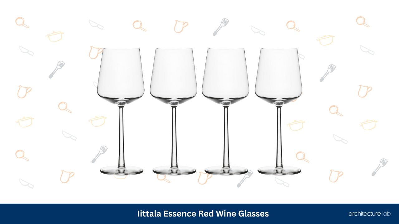 Iittala essence red wine glasses