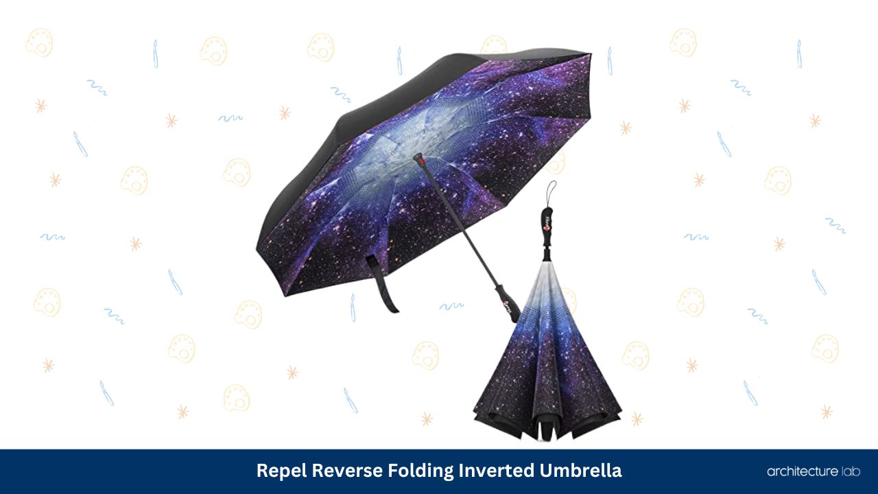 Repel reverse folding inverted umbrella