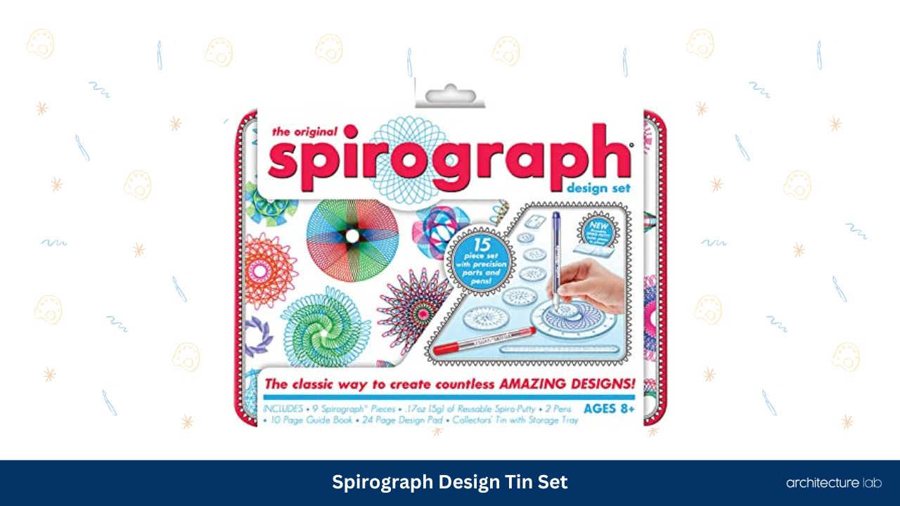 Spirograph design tin set
