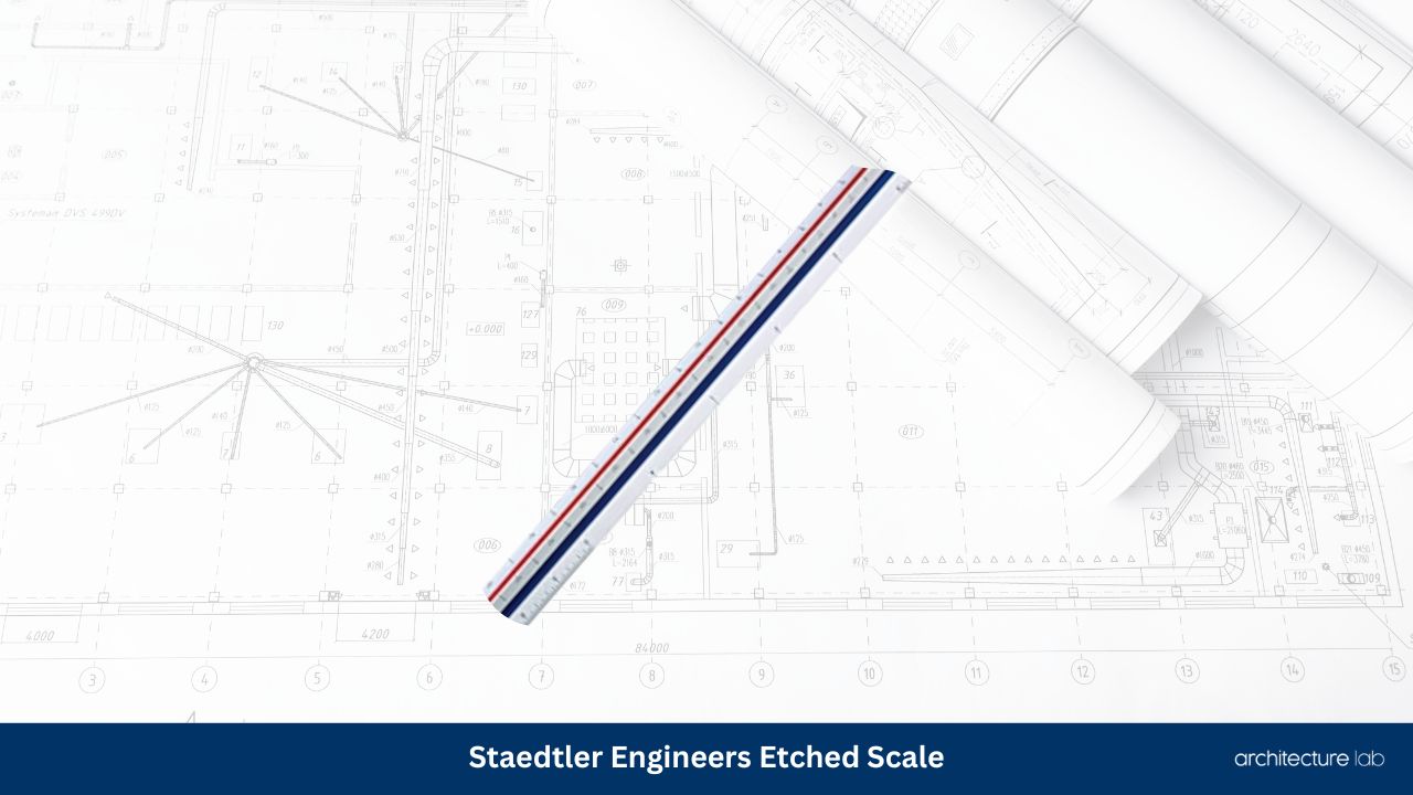 Staedtler engineers etched scale