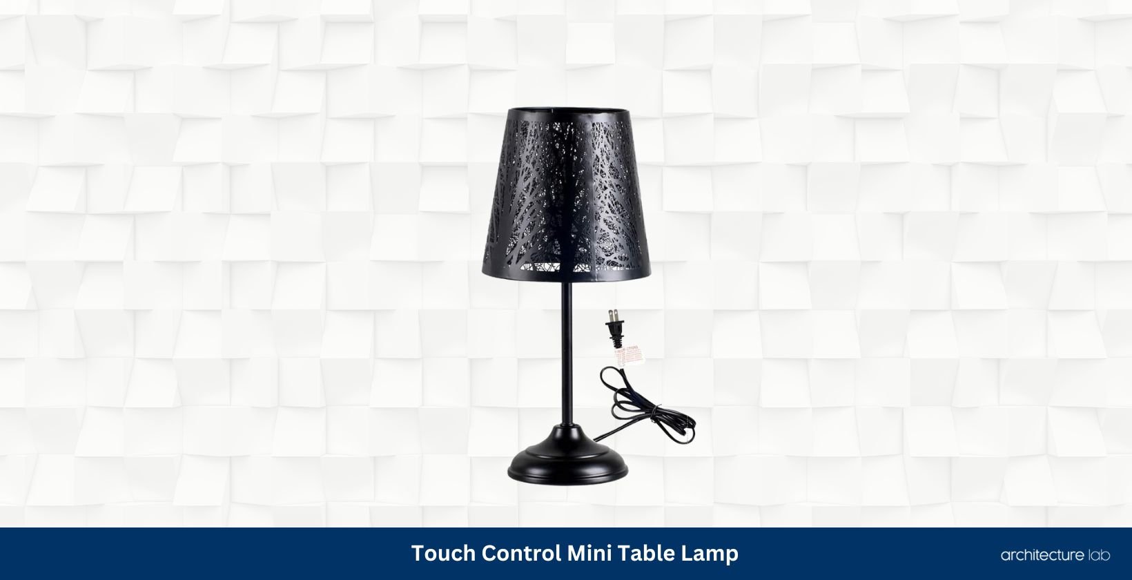 Touch control mini table lamp