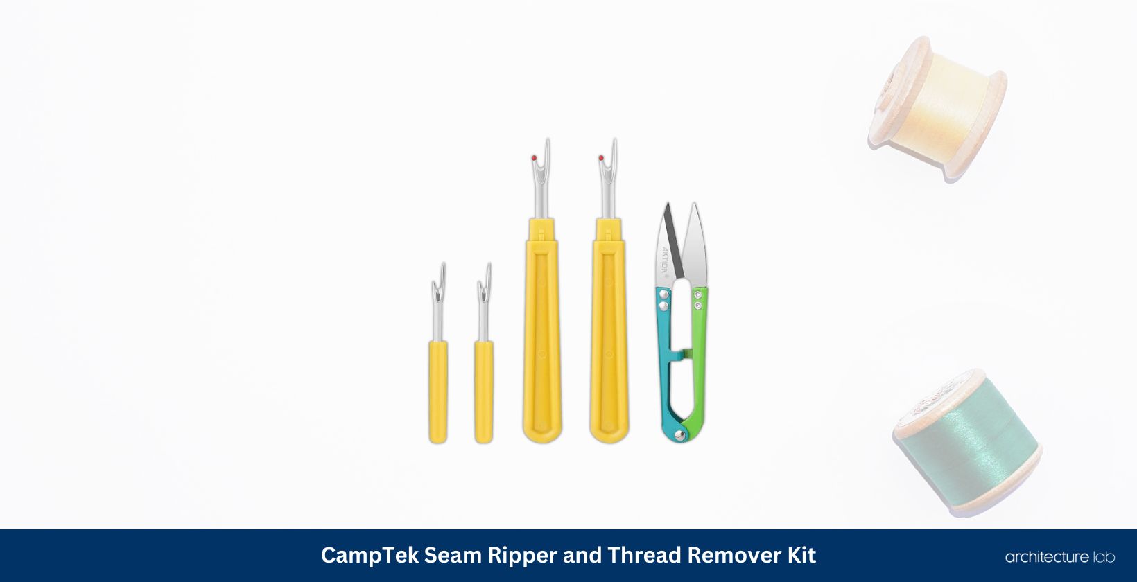 Camptek seam ripper and thread remover kit cmt1009 yellow