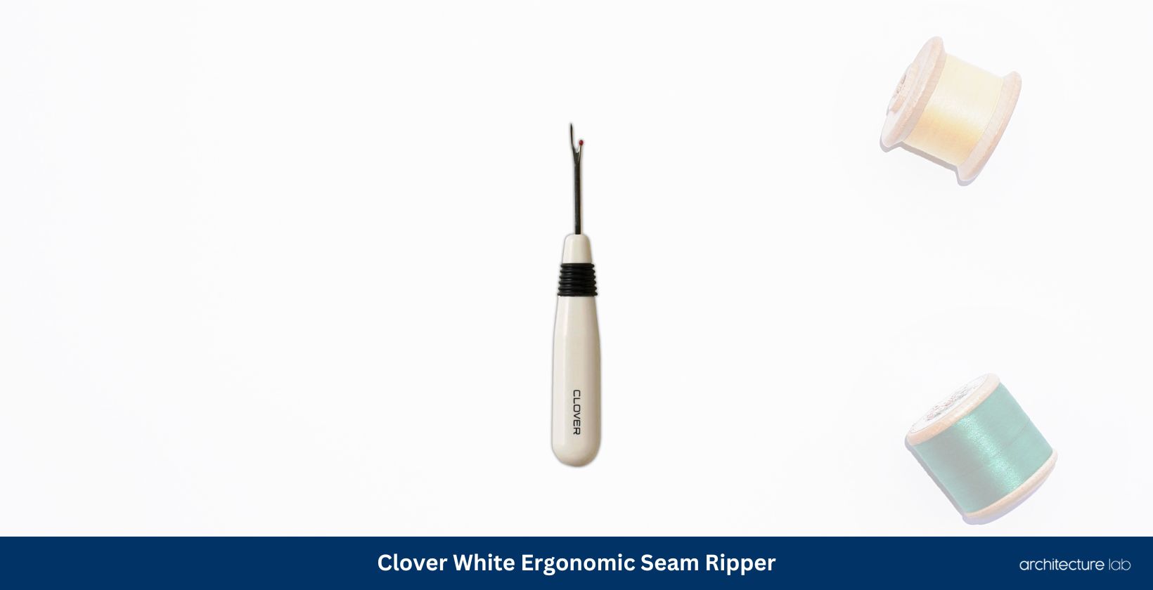 Clover white ergonomic seam ripper clo482. Wht